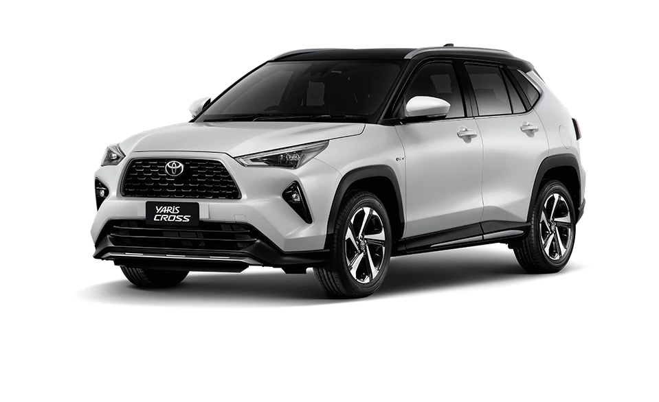 YARIS CROSS_Platinum White Pearl / Black Roof